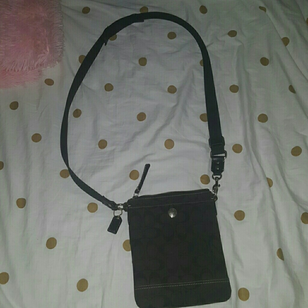 Black coach Cross Body